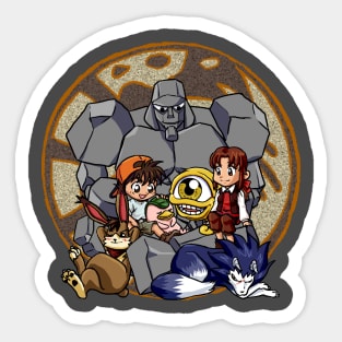 Monster Rancher Group Sticker